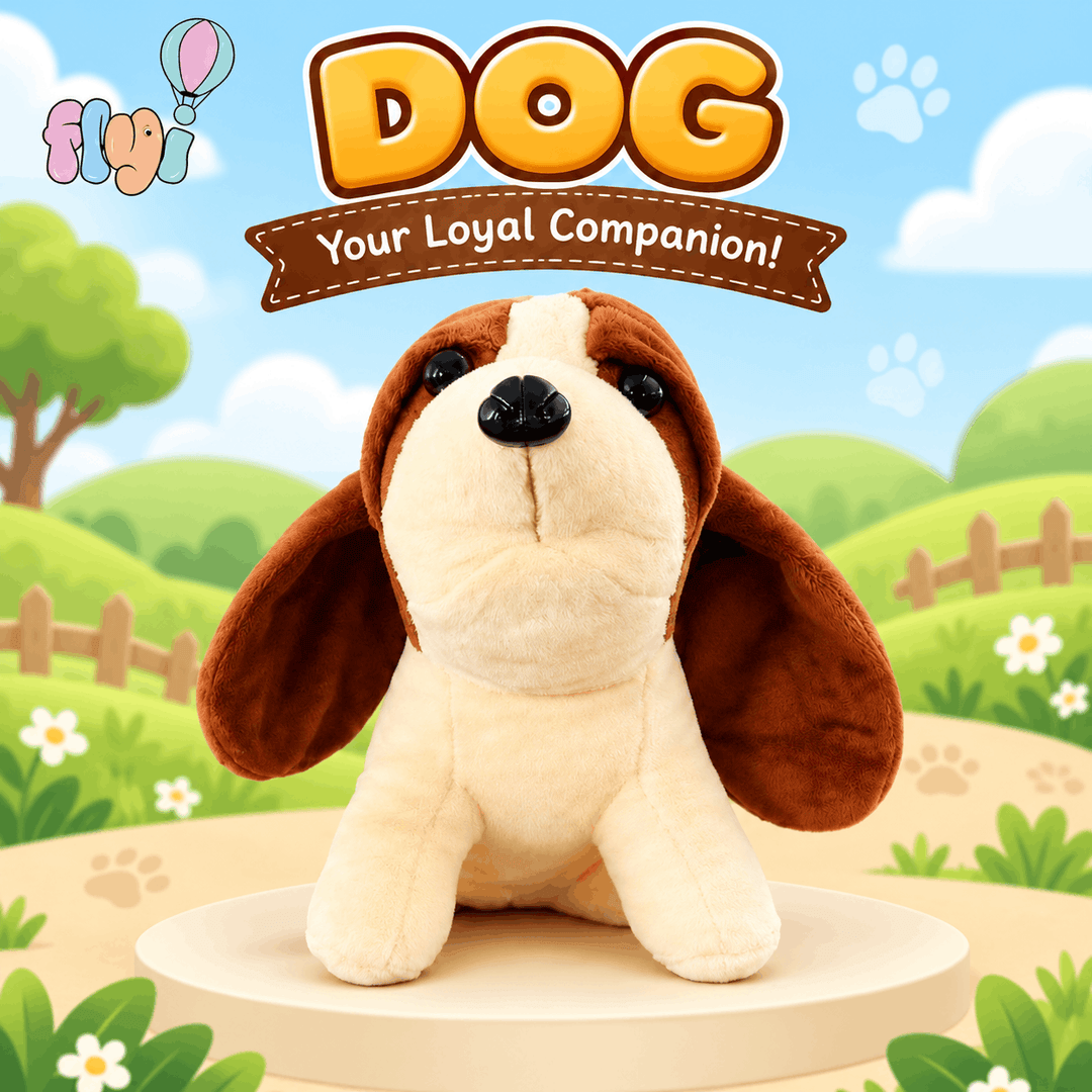 Dog Soft Plush Toy with Long Ears | FLYI