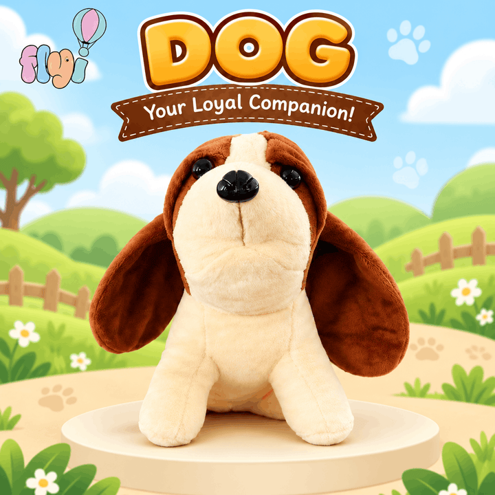 Dog Soft Plush Toy with Long Ears | FLYI