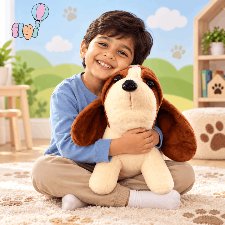 Dog Soft Plush Toy with Long Ears | FLYI