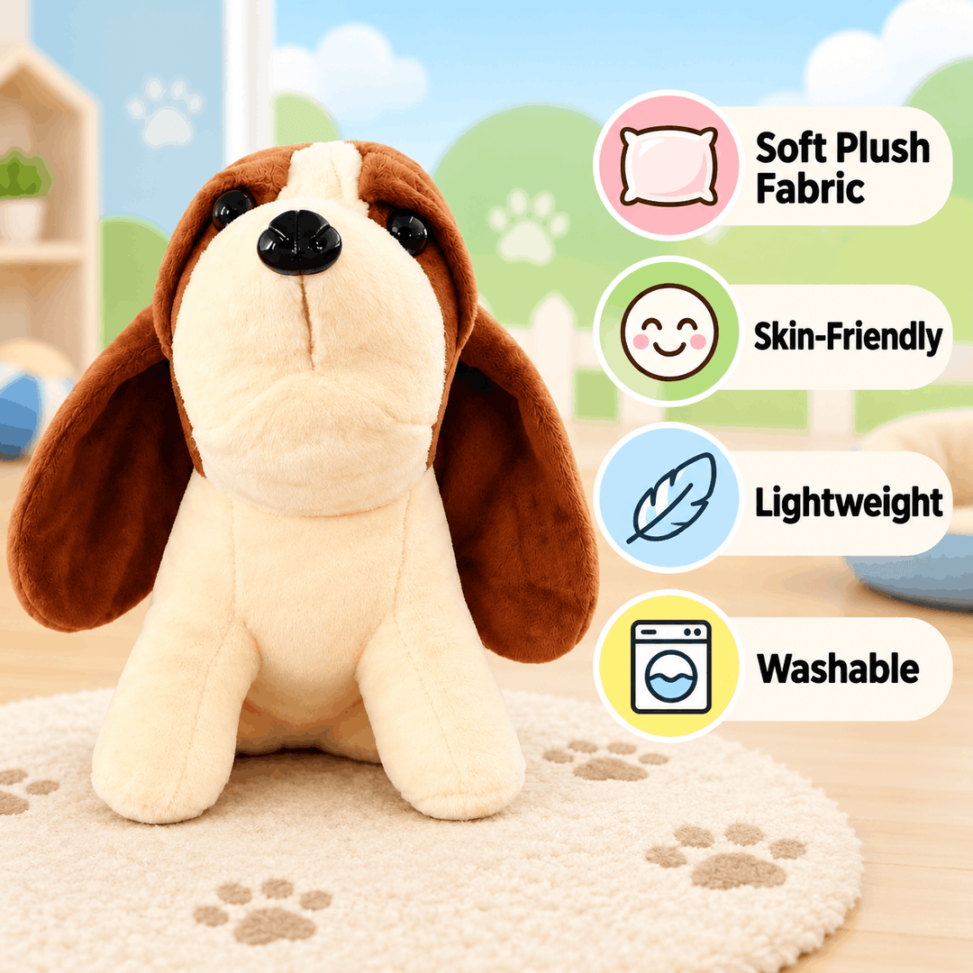Dog Soft Plush Toy with Long Ears | FLYI