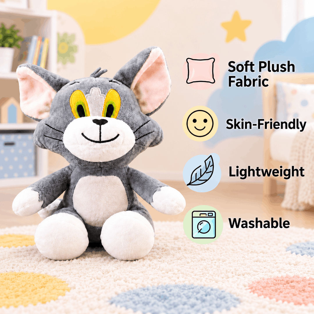 Tom Soft Plush Toy for Kids | FLYI
