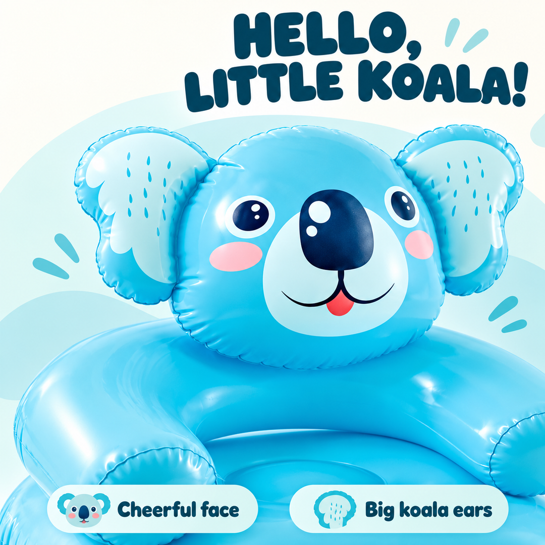 Koala Inflatable Chair  with Armrests for Kids | FLYI