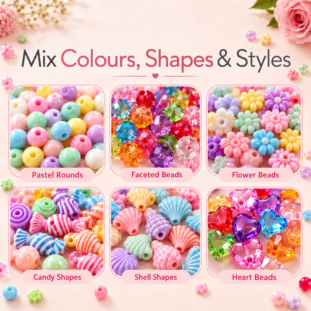 Princess Shine Beads Jewellery Making Kit | FLYI
