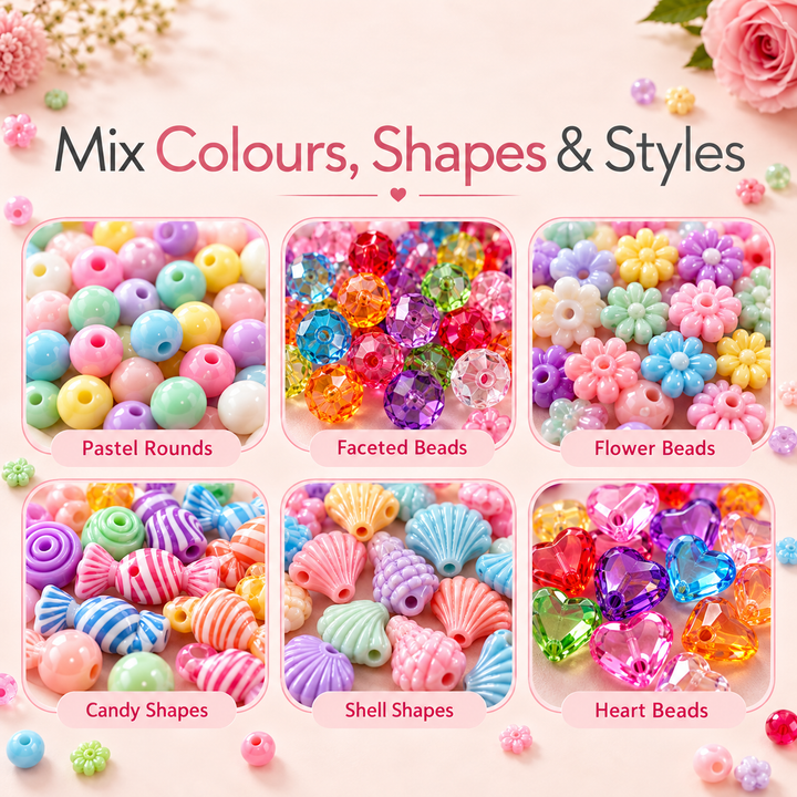 Princess Shine Beads Jewellery Making Kit | FLYI