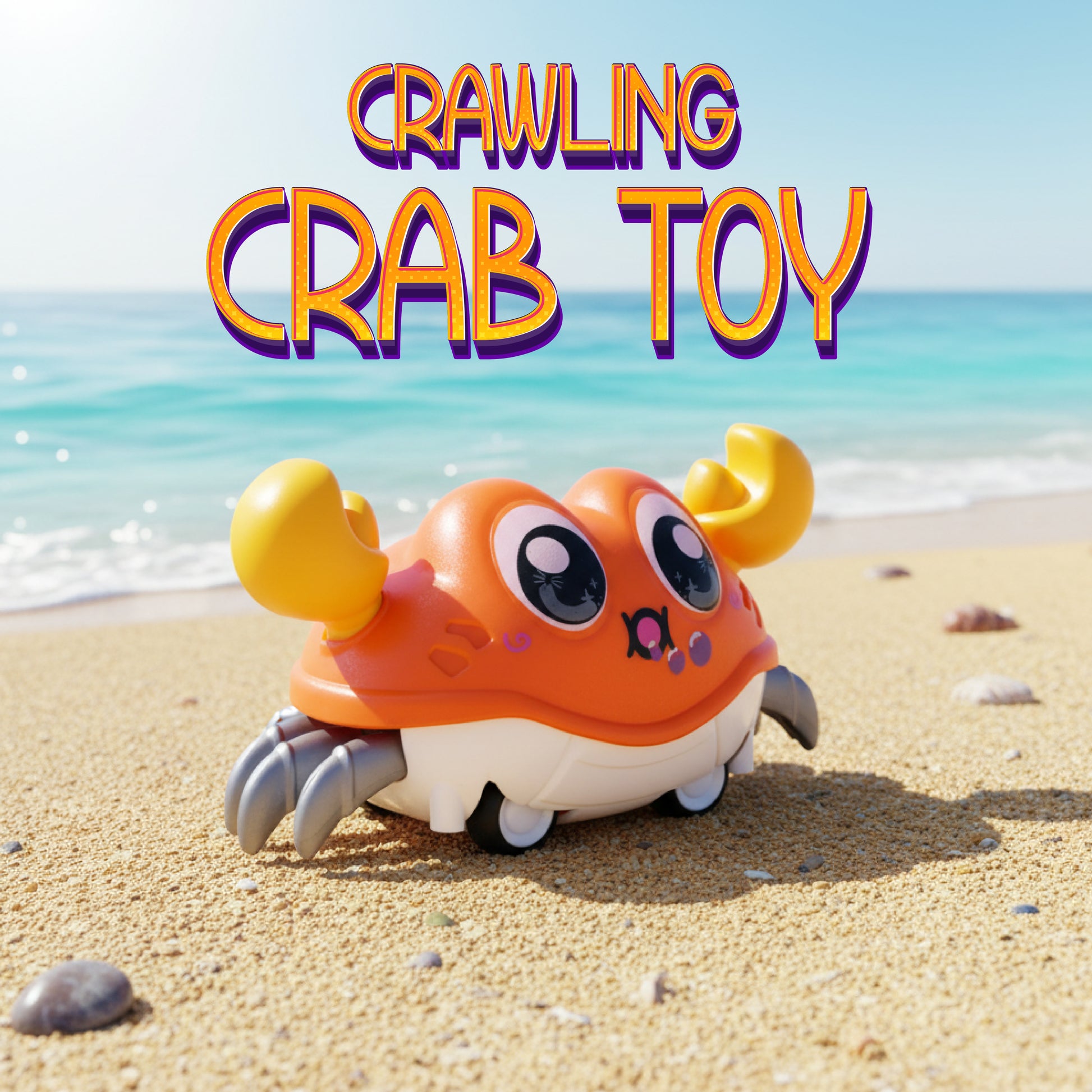 FLYI Fun Moving & Crawler Crab Toy for Kids(1.5 to 4 Years)