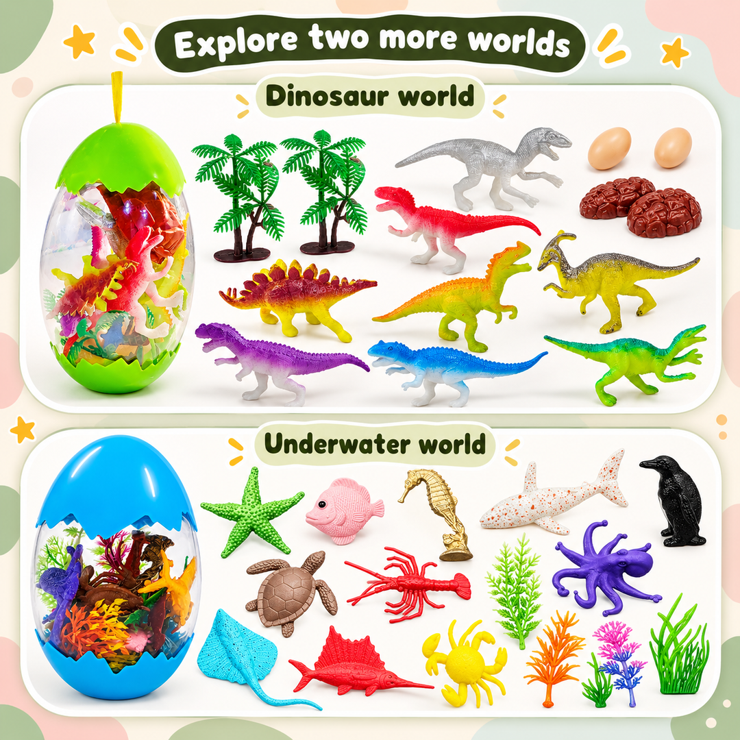 Animal Egg Playset with Mini Figures | FLYI