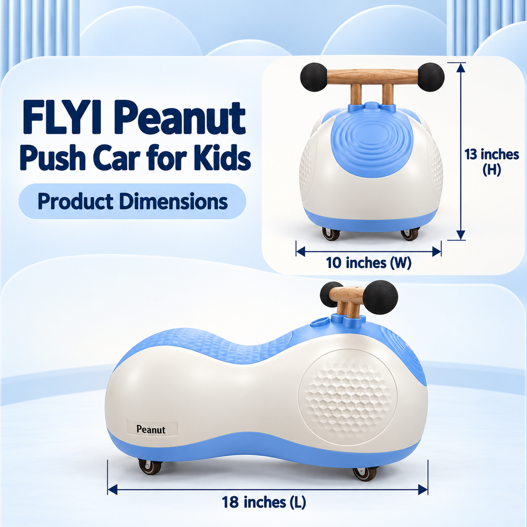 Peanut Push Car for Kids | FLYI