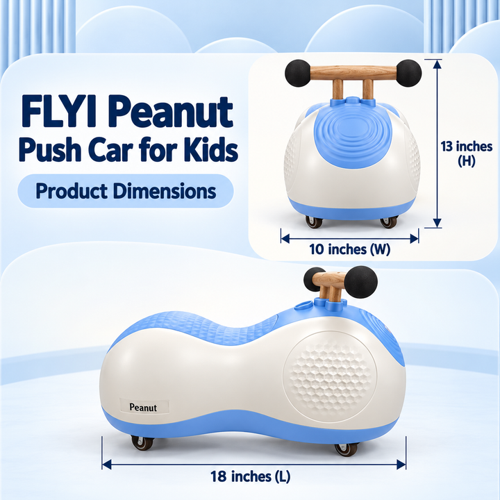 Peanut Push Car for Kids | FLYI