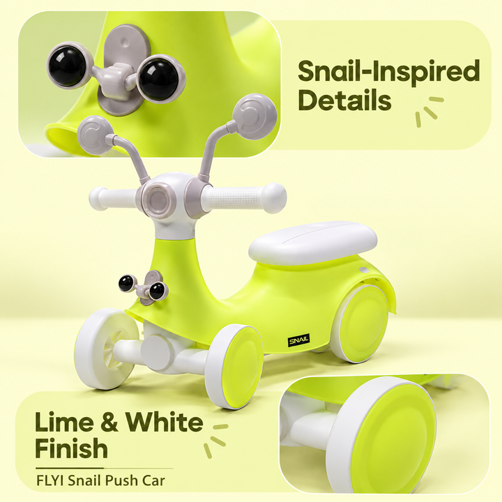 Snail Push Car for Kids | FLYI