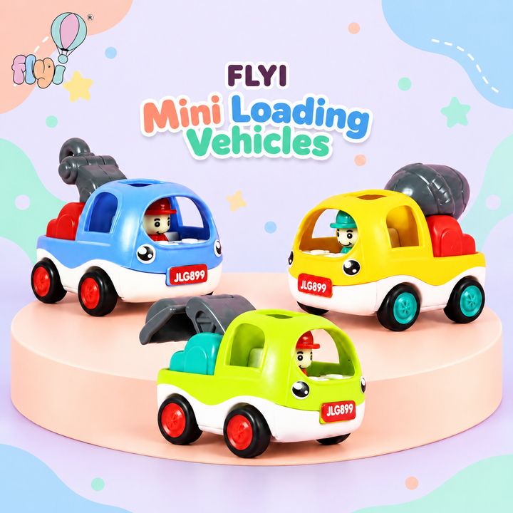 Mini Loading Pull Back Vehicle Toy | FLYI