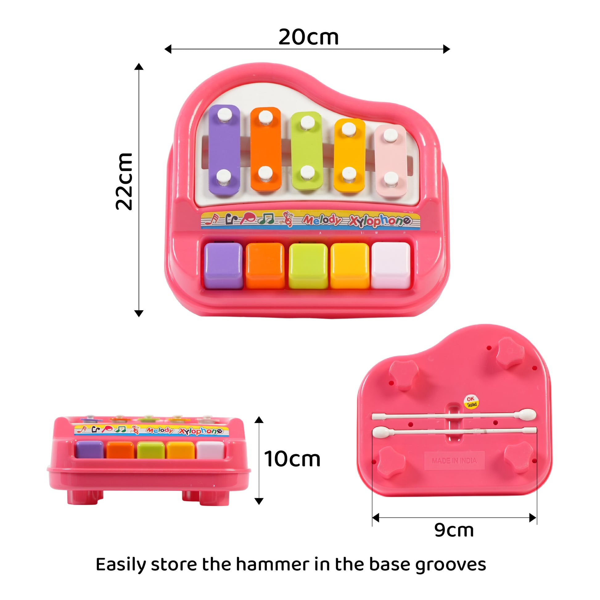 2-in-1 Piano Xylophone