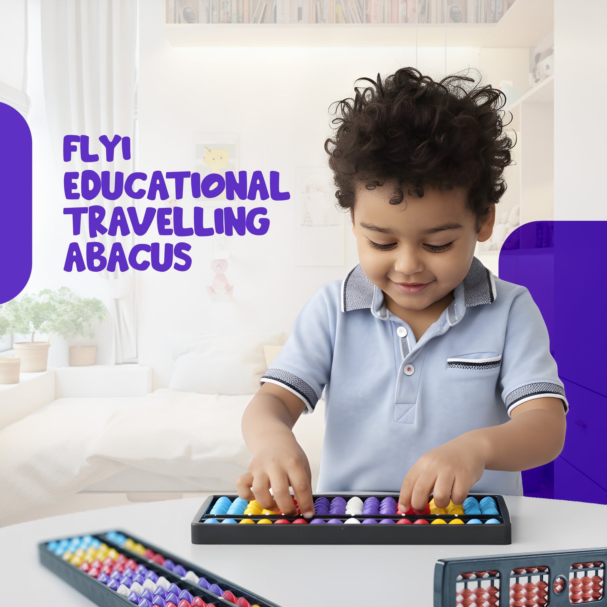 Flyi Educational Travelling Abacus – Fun Math Learning Toy for Kids