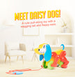 FLYI’s Pull Along Dog Toy for Kids with Floppy Ears and ting-ting Sound