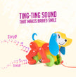 FLYI’s Pull Along Dog Toy for Kids with Floppy Ears and ting-ting Sound