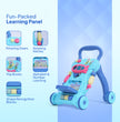 Toddler learning walker with educational activity panel
