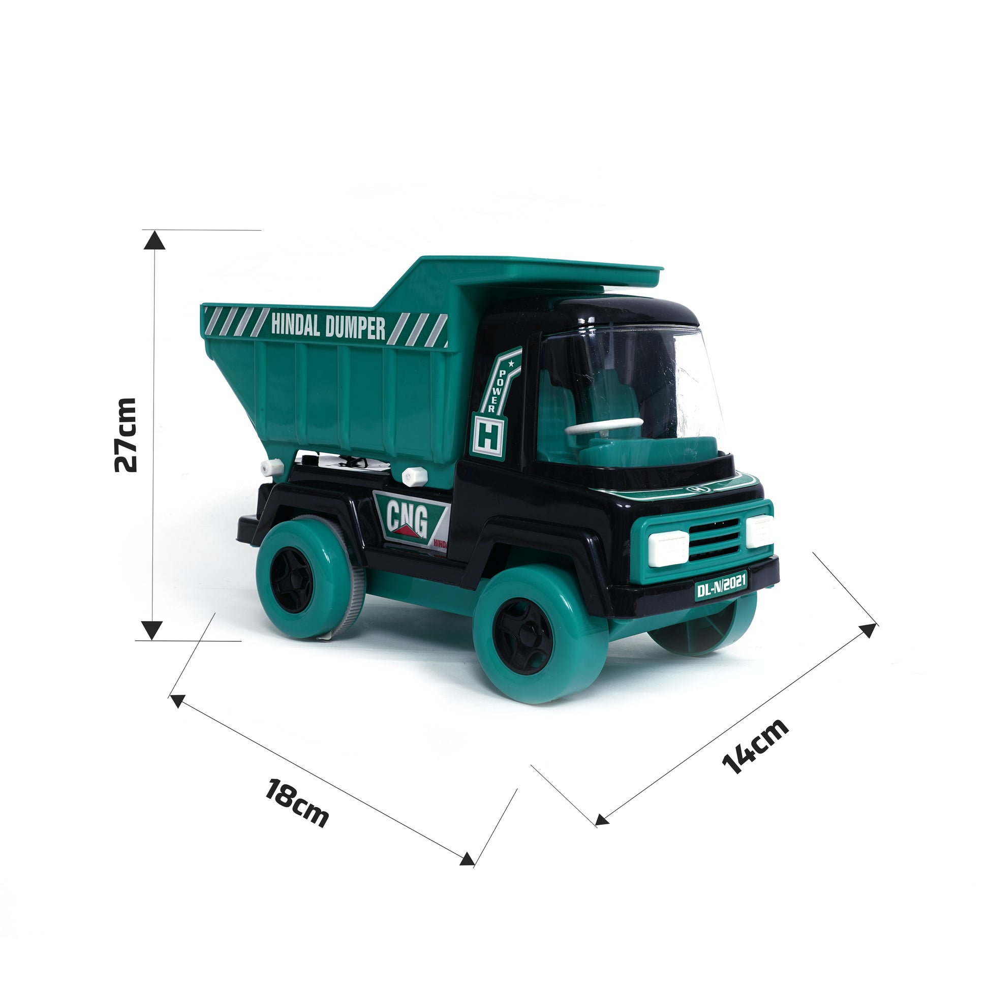 FLYI Hindle Deluxe Dumper – Friction Powered Construction Toy(3+ Years)