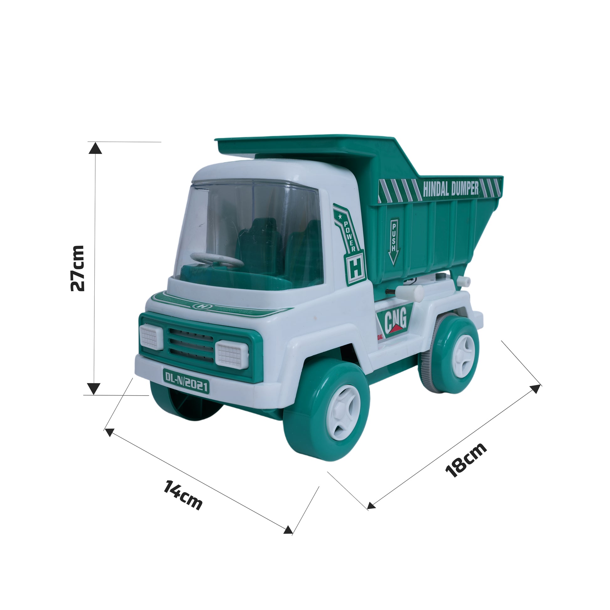 FLYI Hindle Deluxe Dumper – Friction Powered Construction Toy(3+ Years)