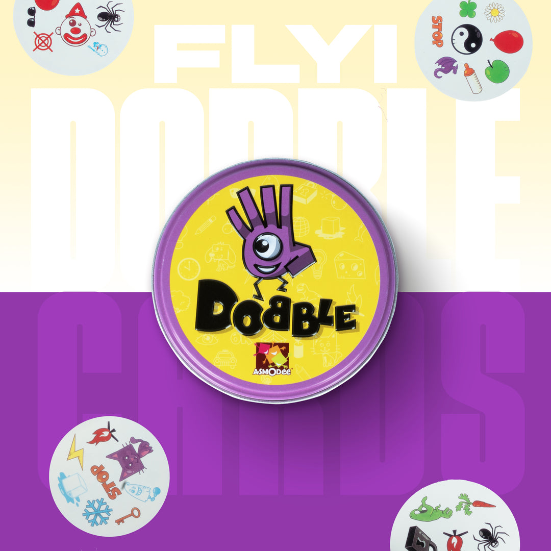 FLYI Dobble Card Game (55 Cards, 5 Games in 1)