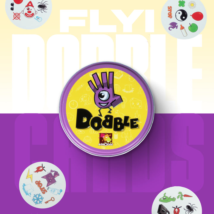 FLYI Dobble Card Game (55 Cards, 5 Games in 1)