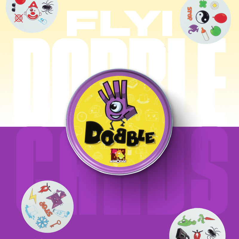 Dobble Card Game - Fast-Paced Family Fun | 55 Cards, 5 Games in 1
