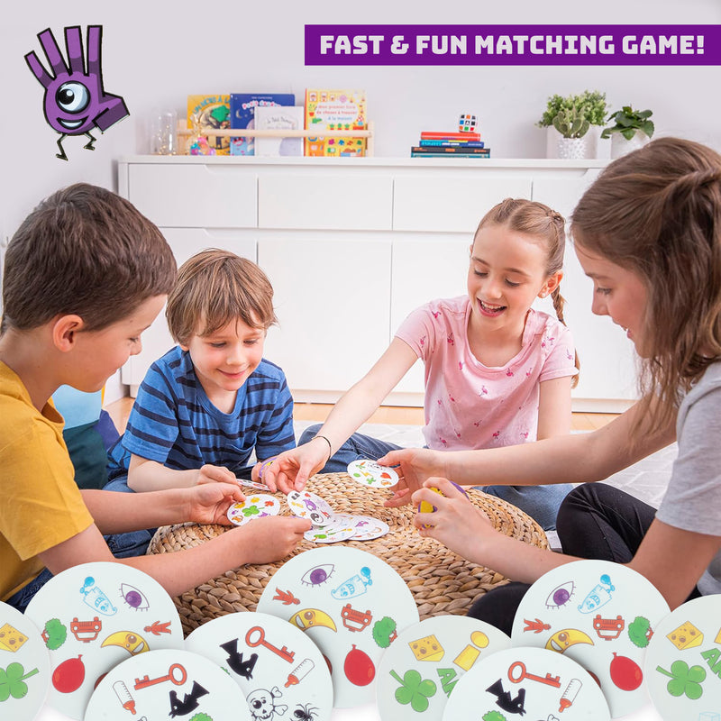Dobble Card Game - Fast-Paced Family Fun | 55 Cards, 5 Games in 1