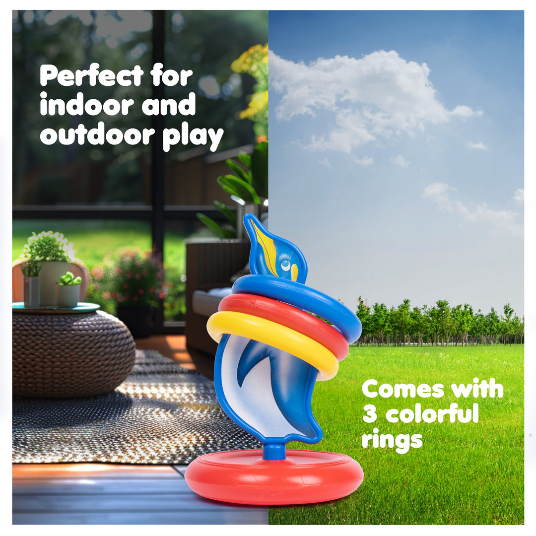 FLYI 3 in 1 Activity Combo - Stacking Cup, Ring & Dolphin Ring