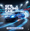 FLYI GTR Racing Car push and go toy