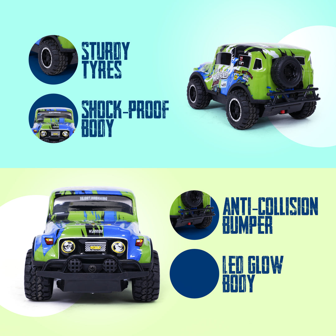 FLYI GlowRide Remote Control Off-Road Car for Kids