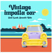 FLYI’s Friction Powered Toy Vintage Impalla Car for Kids, Ages 2+ Years