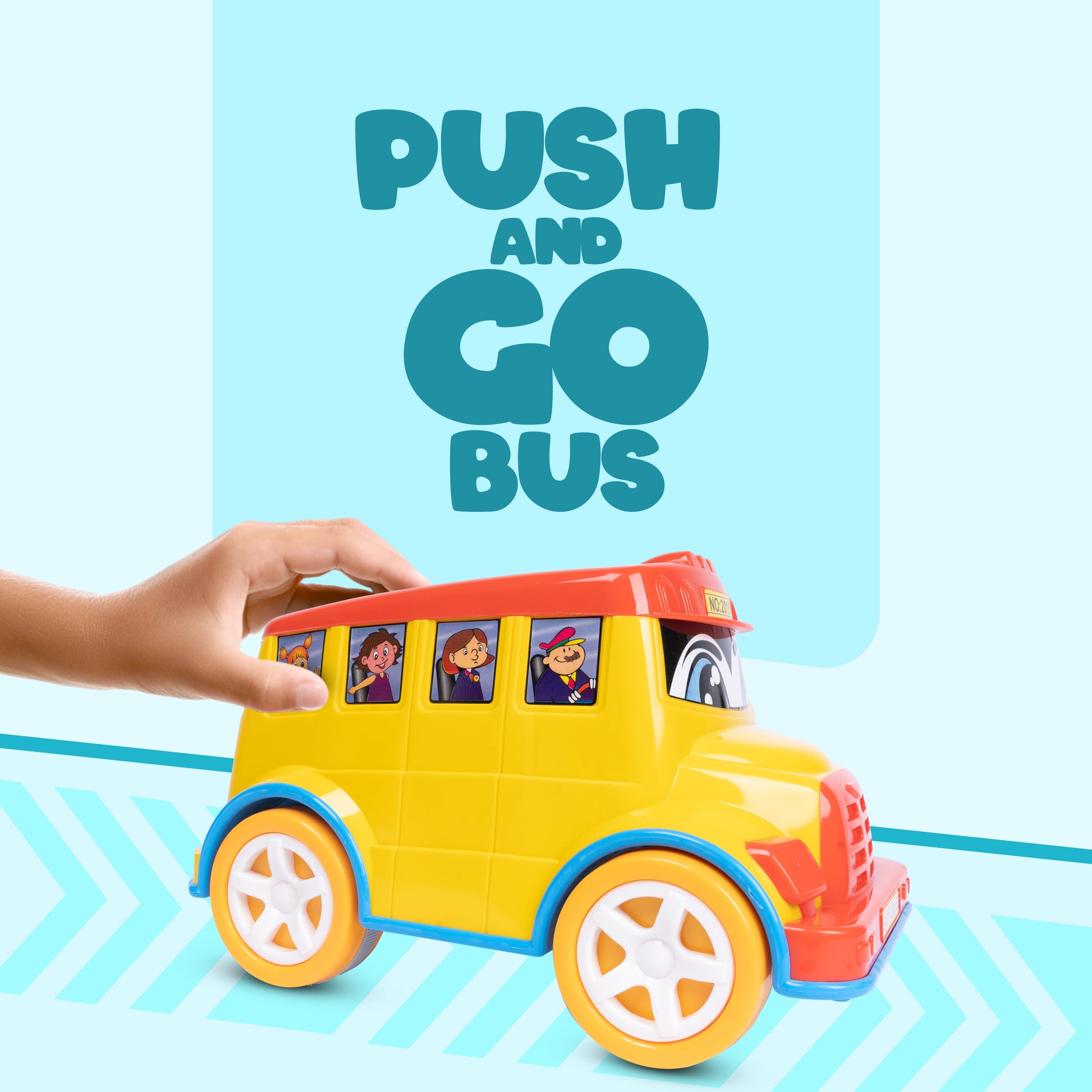 FLYI Kidee Bus – Friction Powered Toy Vehicle for Kids