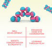 Flyi Link Ball Toy for Kids | 20 PCS Travel-Friendly Learning Set