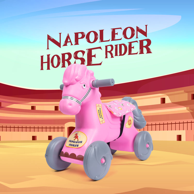 Napoleon Horse Rider – Smooth Ride-On Toy for Toddlers (1–3 Years)