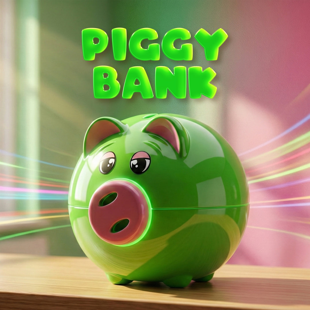 FLYI Piggy Bank Fun Coin Saving Toy for Kids(3+ Years)