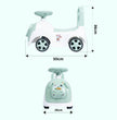 FLYI Dash Rabbit Ride On Toy for Kids with Music and Lights