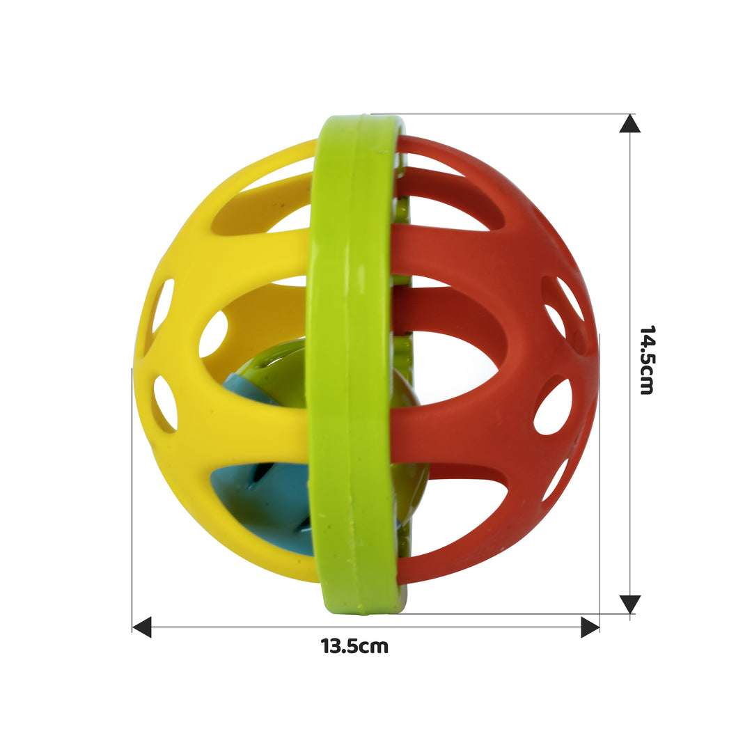 FLYI Rattle Ball Teether Toy Engaging Baby Development Toy