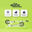 Rhino 2 Wheel Scooter | Foldable | Height Adjustment | Scooter for Kids 5+years