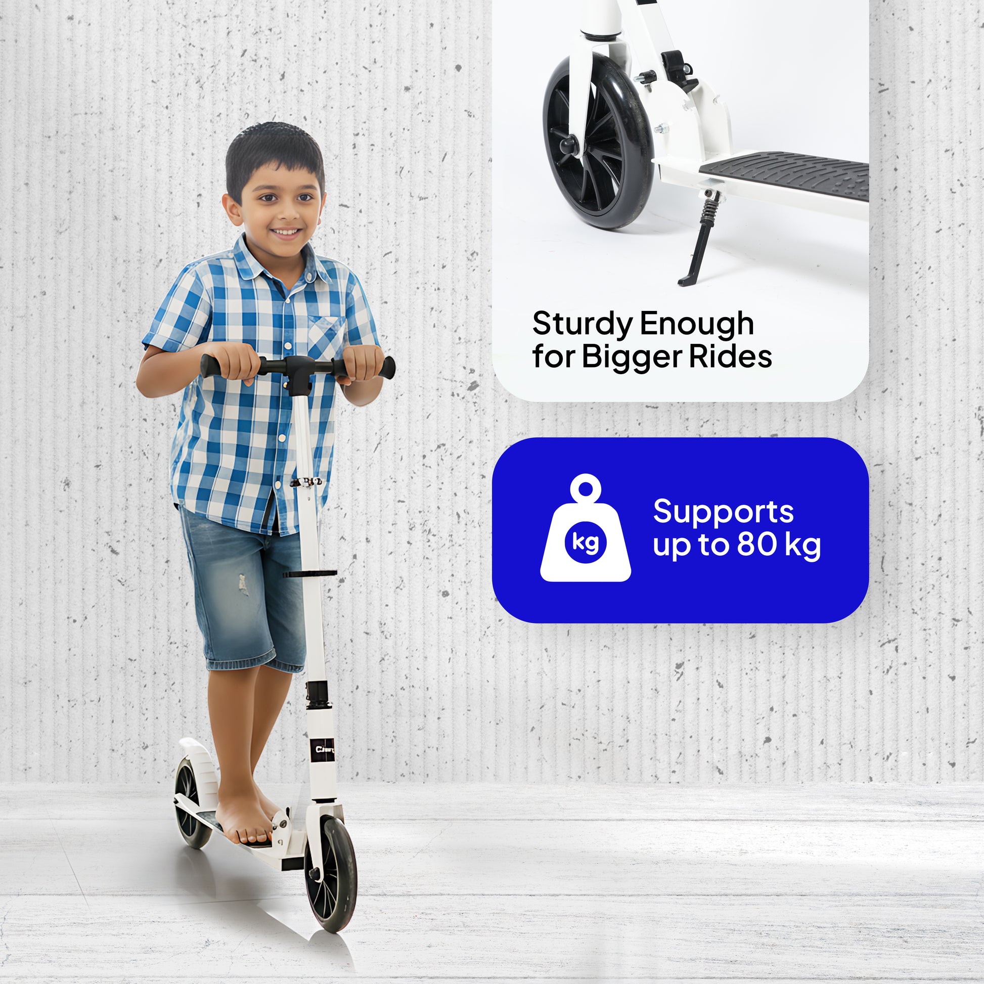 FLYI Rhino 2 Wheel Scooter Smooth Riding and Speed Control(5+ Years)