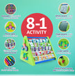 Educational Triangle Toy with Shapes and Letters