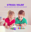 FLYI – 3D Rainbow Plastic Slug Fidget Toy | Stress Relief Sensory Activity Toy for Toddlers, Kids, and Adults