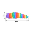 FLYI – 3D Rainbow Plastic Slug Fidget Toy | Stress Relief Sensory Activity Toy for Toddlers, Kids, and Adults