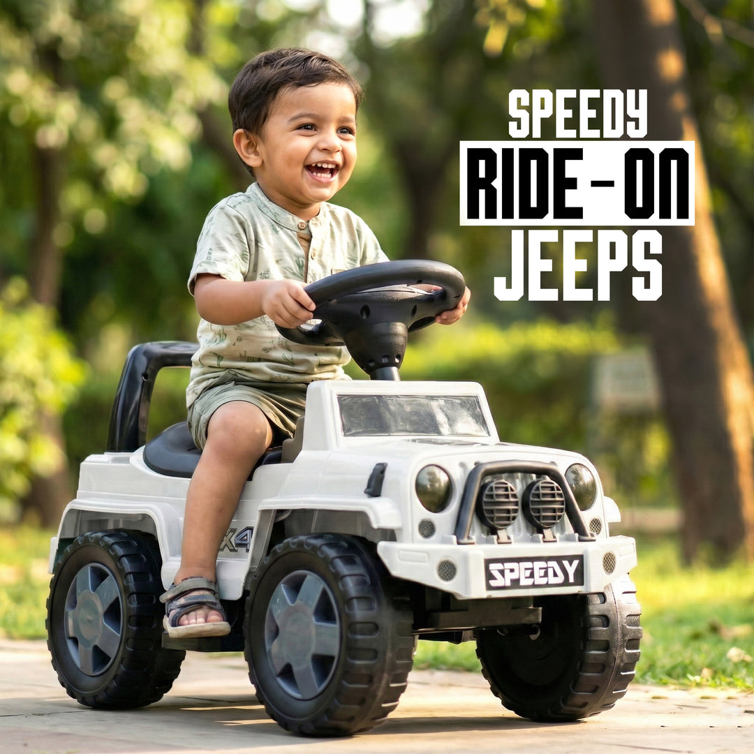 FLYI Speedy Jeep push and ride jeep toy