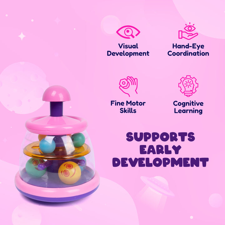 FLYI Colorful Spinning Balls Toy (6+ Months)