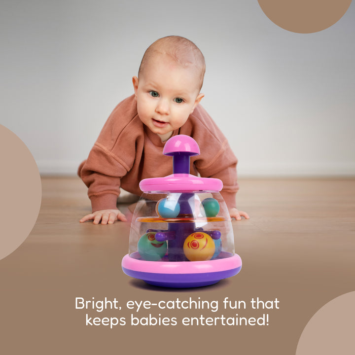 FLYI Colorful Spinning Balls Toy (6+ Months)