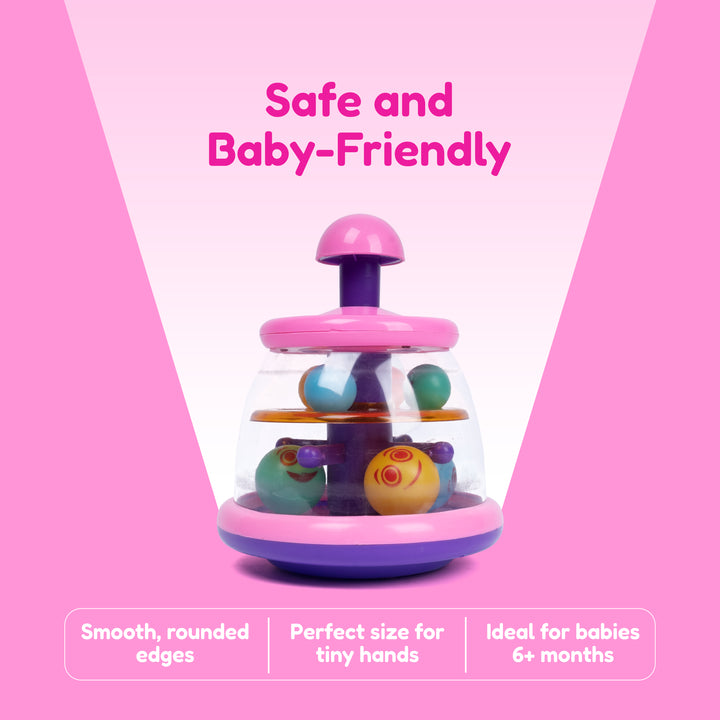 FLYI Colorful Spinning Balls Toy (6+ Months)