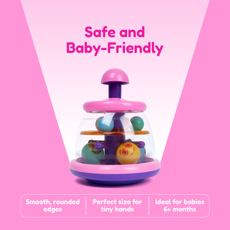 Colorful Spinning Balls Toy – Stimulate Baby’s Development (6+ Months)