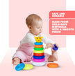 Teddy Bear Jumbo Stacking Rings Toy – 9 Colorful Rings for Toddlers | Educational & Motor Skill Development Toy