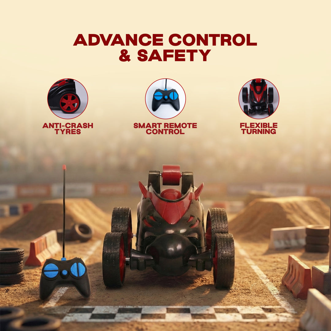FLYI 4 Wheel Remote Control Stunt Car (3+ Years)
