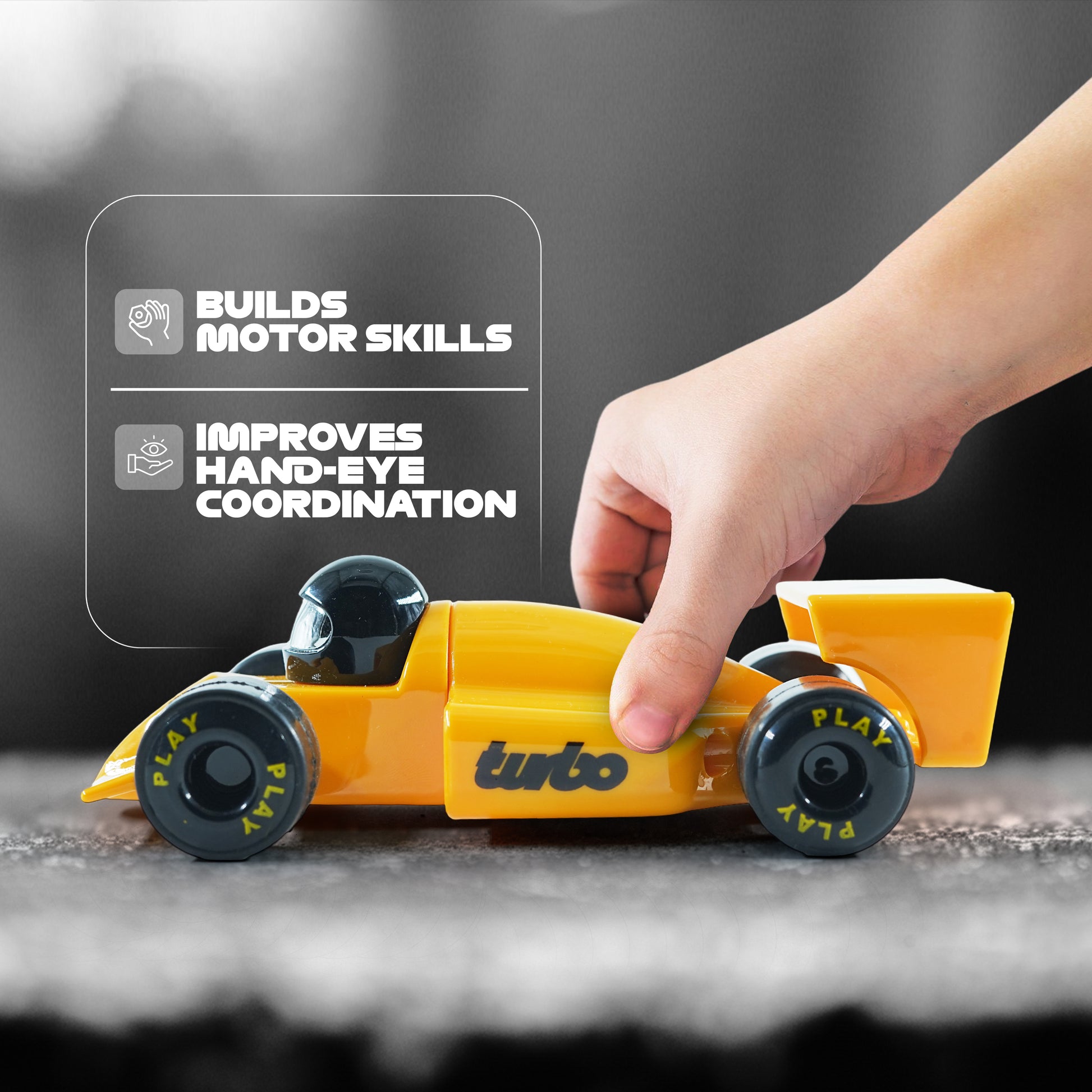Flyi Turbo Roll Car – Fun Push & Go Toy for Kids