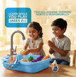 FLYI Kids Kitchen Sink Playset – Pretend Wash & Play Toy(3+ Years)