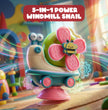 FLYI Interactive Power Windmill Snail Toy for Kids(1.5-4 Years)